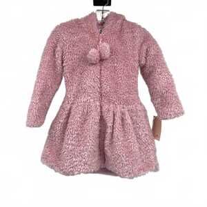 Widgeon Pink Synthetic Girls Pea Coat | Size 7